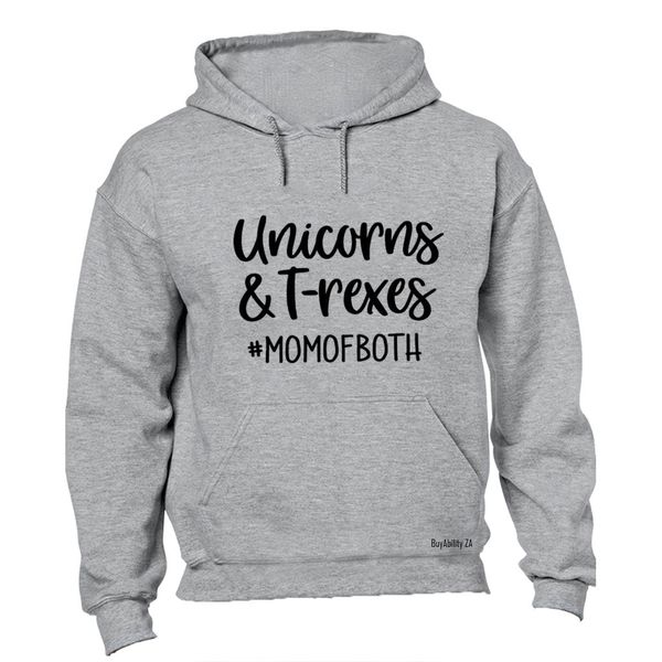 Unicorn &amp; T-Rex Mom - Hoodie