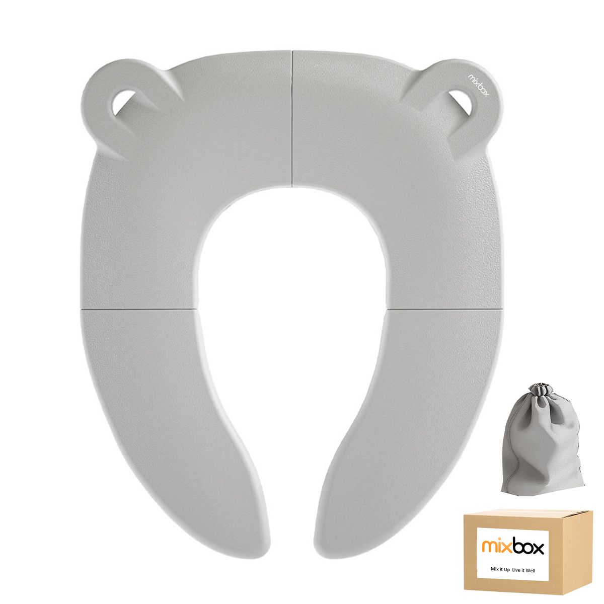 Mix Box Potty Training Seat Cover Foldable Travel Toddler Toilet Seat Cover
