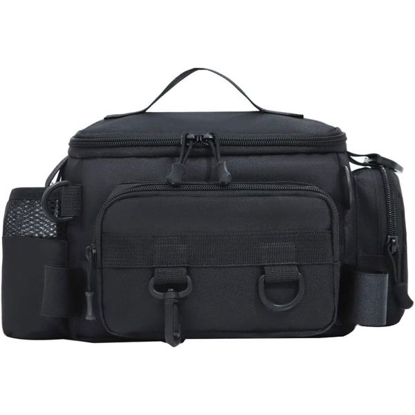 Fishing Rod Bag Fishing Gear Storage Bag Portable Fishing Rod Rack - Black