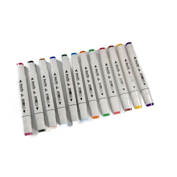 Mix Colour Art Markers 12pc And 12 Colours