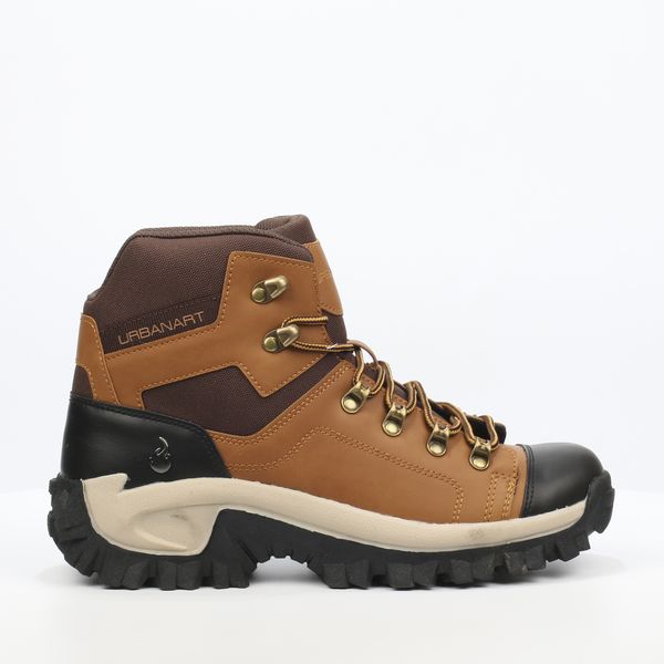 Urbanart Men Tan Round Toe Tpr Sole Boots image