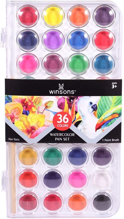 Winsor & Newton Cotman Watercolor 16 Colors Solid Watercolour Paints Set  Water Colours Cake - AliExpress