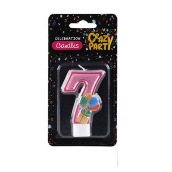 Happy Birthday Candles - No 7