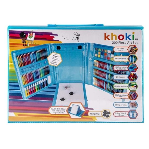 Khoki: Kids 200 Piece Art Set