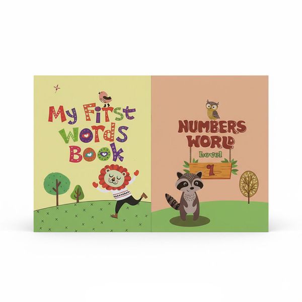 Early Learning Fun: 2-Pack Kids Activity Books (4 Designs)