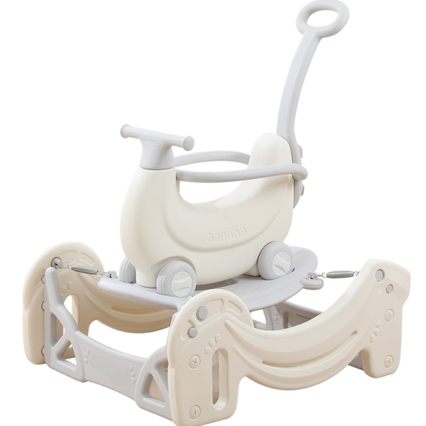 Baby Banana Jumper - Spring Rocker with Handle, Fun Banana-Shaped Bouncer
