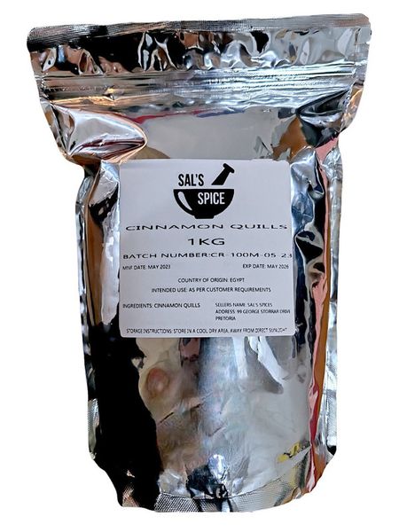 Sal's Spice Cinnamon Quills - 1kg