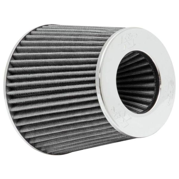 K&amp;N Universal High-Flow Cone Air Filter - Grey - Size:76mm/89mm/100mm