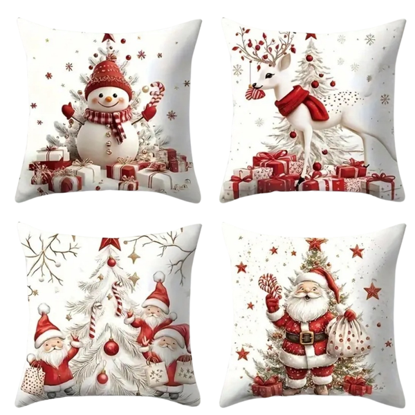 Christmas Decorative Throw Pillow Cases Set -23