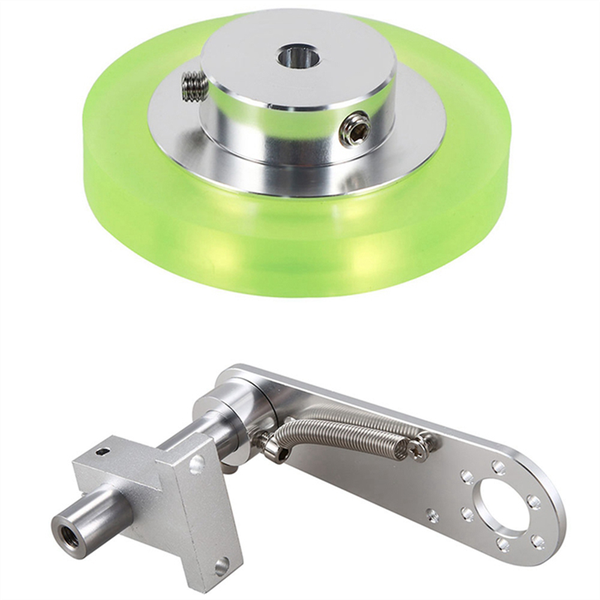 200mm Aluminum Polyurethane Industrial Encoder Wheel Measuring Wheel