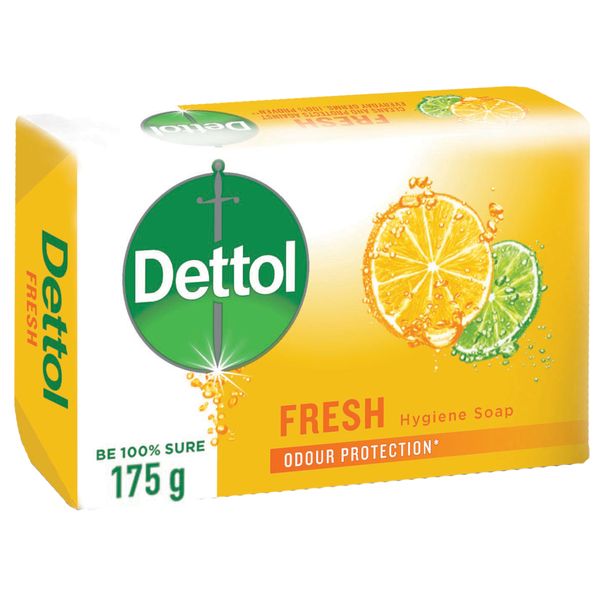 Dettol 175g, Hygiene Hand &amp; Body Soap, Fresh