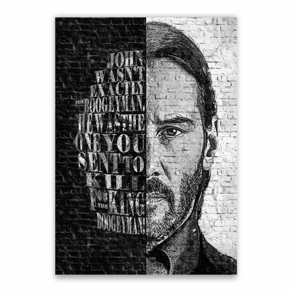 John Wick Quote Poster - A1