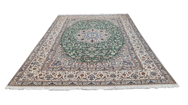 Very Fine Persian Nain Carpet 355cm x 250cm Hand Knotted