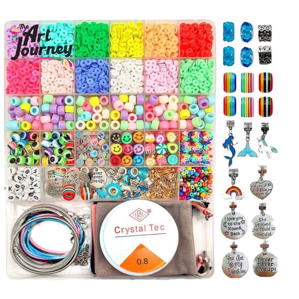 The Art Journey Best Friends Bracelet DIY Beads Kit