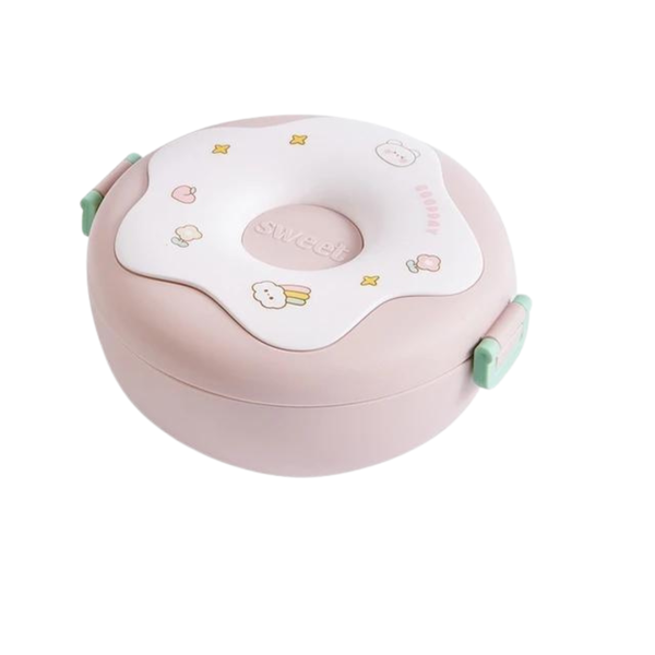 Doughnut Cartoon Leakproof Bento Box