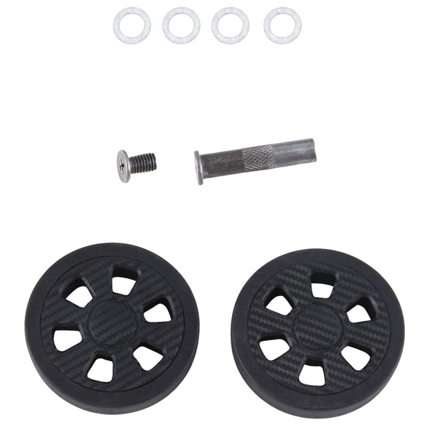 Pu Caster Suitcase Replacement Wheels Luggage Double Wheel