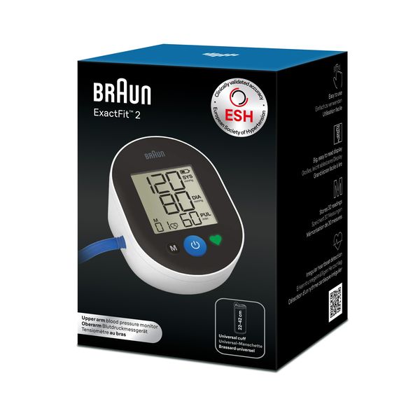 Braun ExactFit 2 BUA4050 Upper Arm Blood Pressure Monitor