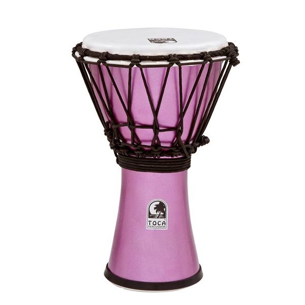 Toca Freestyle Colorsound 7" Synthetic Djembe - Metallic Violet