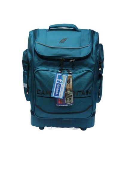 Camel Mountain School Trolley Bag-21 Inch-Hard Base-2 Wheels-Turquoise