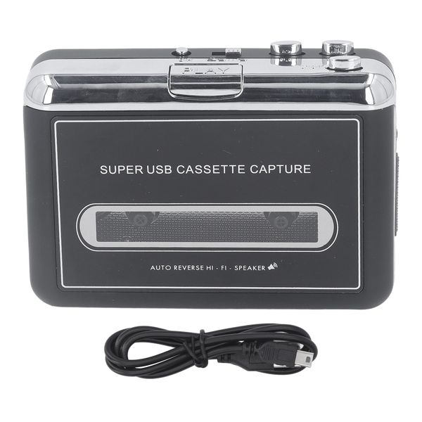 Clear Stereo Auto Reverse Cassette Player Portable Cassette to MP3Converter