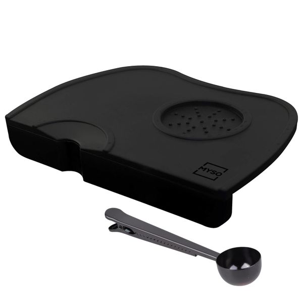 MYSO Anti-Slip Premium Silicone Espresso Tamper Mat with Corner Pad