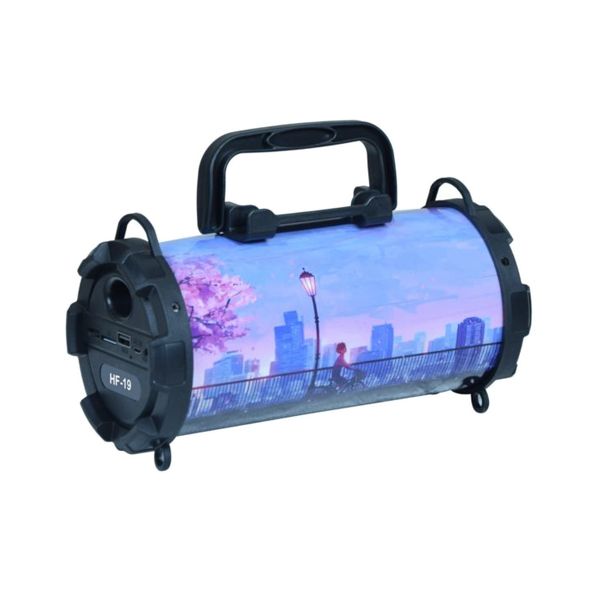 Portable Wireless Speaker with USB Micro SD Slot and Phone Holder HF19