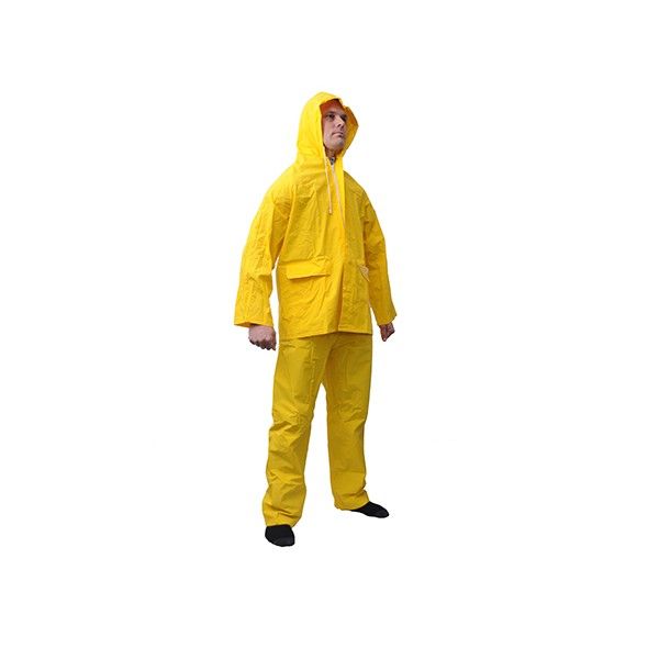 Skudo Elite 2 Piece Rubberised Rain Suit - X-Large - Yellow