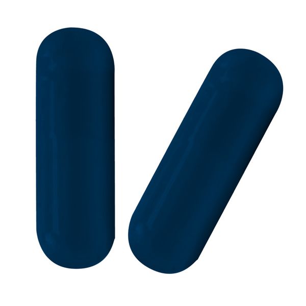 1000 Size 0 Empty Gel Capsules (Blue) - CheekyMoo