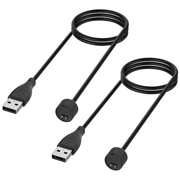 2Pack Magnetic Charger Cable Compatible with Xiaomi Mi Band 7/6/5,100cm