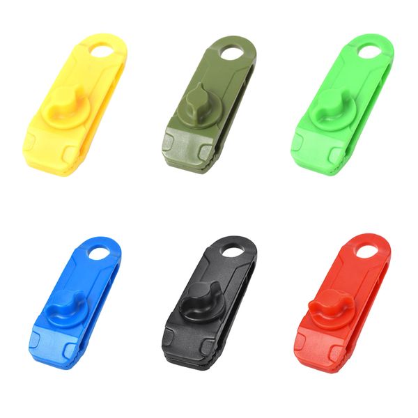 Camping Multifunctional Alligator Mouth Clamp Set of 6 (8.5cm)