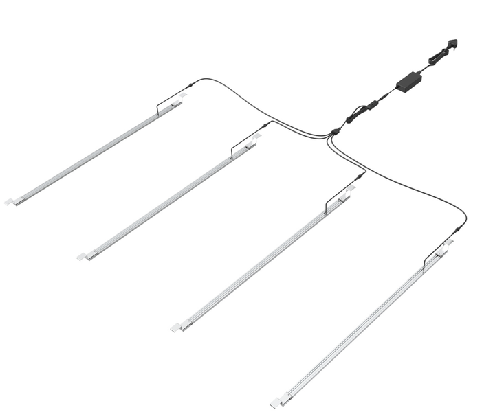 TheOneGrow 120W UV365NM+IR 730NM 4Bars LED Supplemental Grow Light