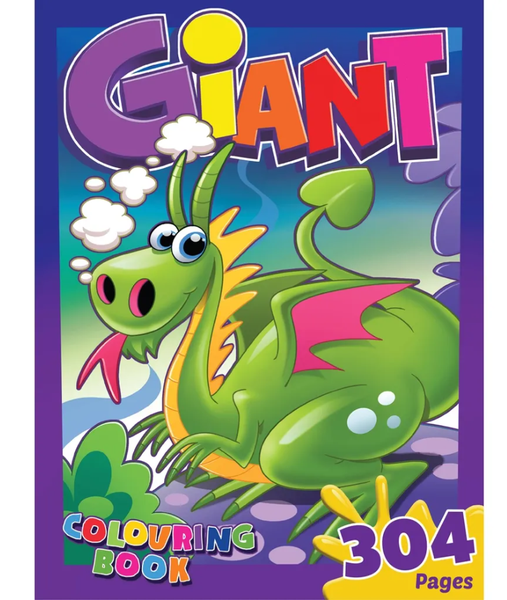 Giant - 304 Page Colouring Book x 2