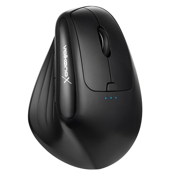 Volkano X Aether Series Ergonomic Vertical Rechargeable Wireless Mouse