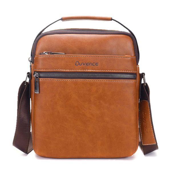 Duvence Men Shoulder Business Bag Crossbody