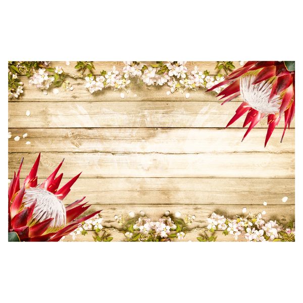 Classic Protea Tablecloth - 1,45m x 2,30m - Mock-Linen