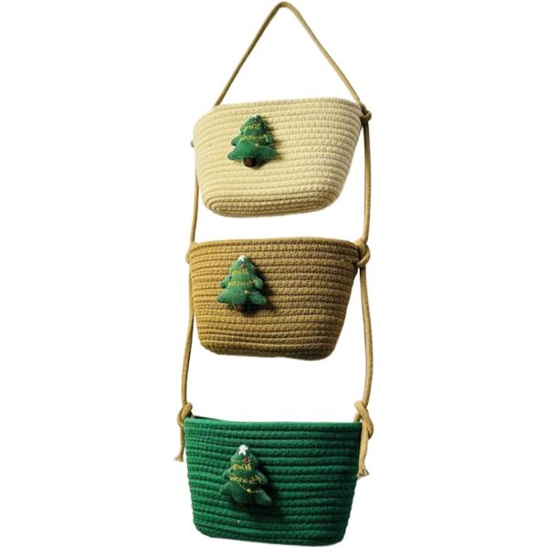 Over the Door Basket Organizer Boho Hanging Storage Basket Boho Organizer f