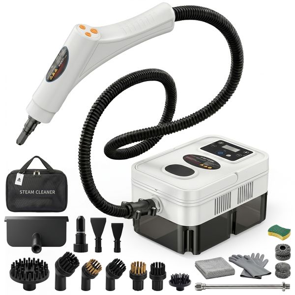 Topika - Steam Cleaner High Pressure Steam Cleaner, Hand Held, 1200Ml