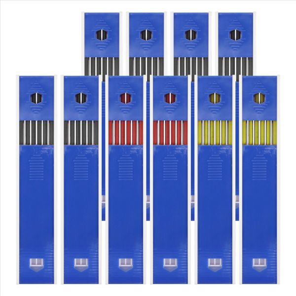 60 Pcs 2 8 Mm Solid Carpenter Pencil Set Pencil Refills For Carpenter