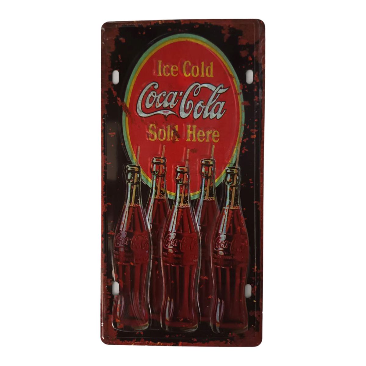 Vintage Decorative Number Plate Sign - Coke Sold Here | Shop Today. Get ...