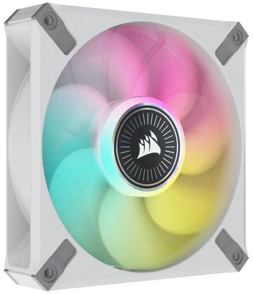Corsair ML120 ELITE RGB LED 120MM PWM 400 - 1600 RPM Premium Magnetic Levitation Fan - White