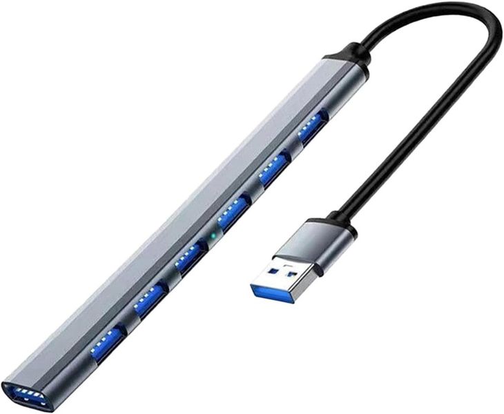 USB 3.0 Hub USB Splitter 1 &amp; 7 Out Portable Splitter Laptop Docking Hub PK.