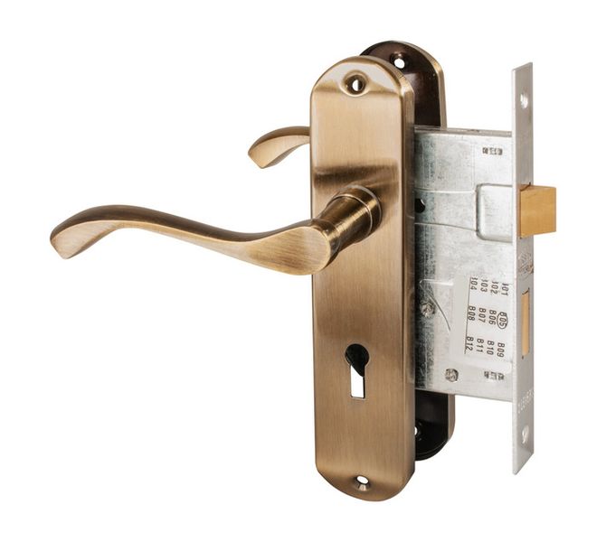 Brenta 3 Lever Brass Lock Set 152 mm