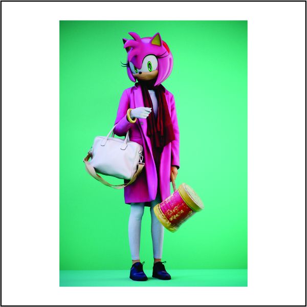 Amy Rose Sonic Realistic - A1 Poster
