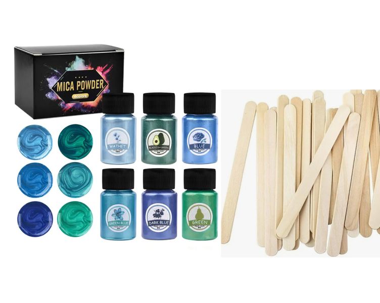 Mica pigment powder pack