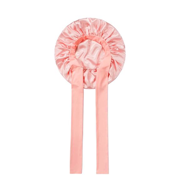 Satin Bonnet, Adjustable Hair Sleeping Cap, Double Layer Hair Wrap