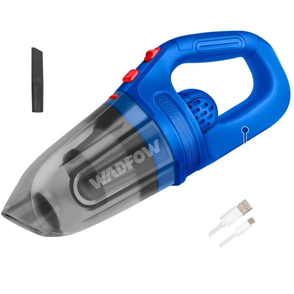 Wadfow - Rechargeable Cordless Handheld Vacuum (8V) - 0.45L USB Type-C Kit