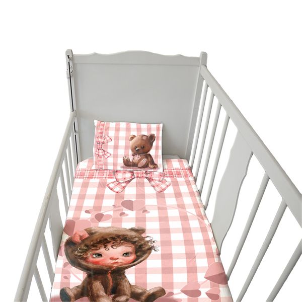Baby Rose Cot Duvet Set