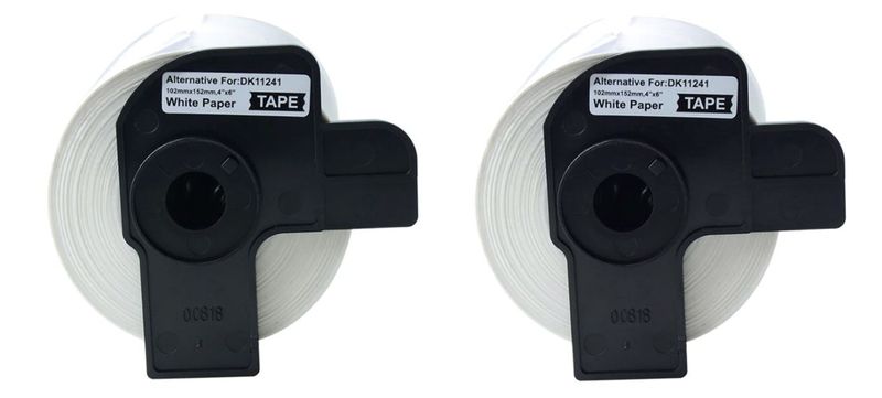 Compatible Brother DK 11241 Large Shipping Labels (102 x 152mm) x 2