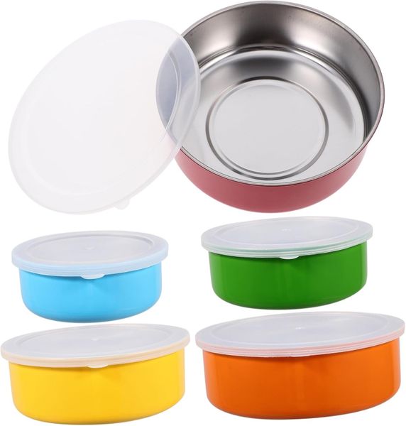 Hub 5pcs Stainless Steel Containers Lids