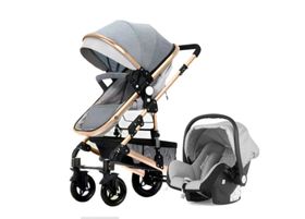 Belecoo Baby Stroller 3 in 1 Travel System-Grey | Shop Today. Get it ...